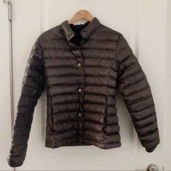 Skea Jackets & Blazers - Skea Metallic Goose Down Puffer Jacket